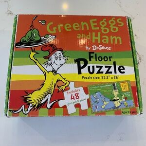 Green Eggs and Ham by Dr. Seuss Floor Puzzle. 48 XL Pieces.